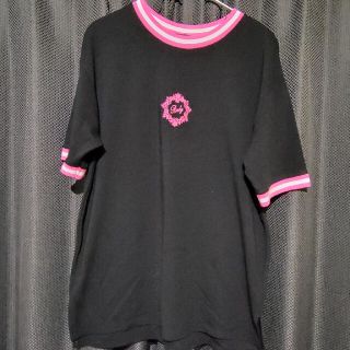 レディー(Rady)のRady tシャツ sizeM ブラック ピンク used(Tシャツ(半袖/袖なし))