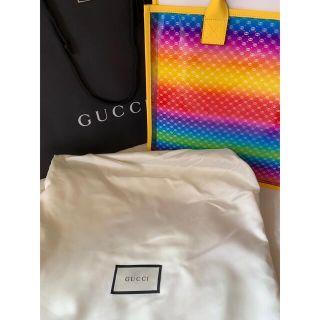 グッチ(Gucci)のGUCCI  GGビニールクリアトートバッグ(トートバッグ)