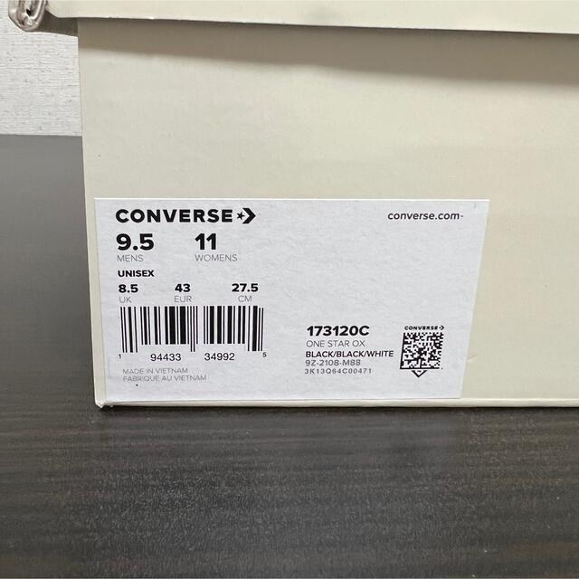 Stussy Converse ONE STAR 27.5cm US9.5 メンズの靴/シューズ(スニーカー)の商品写真