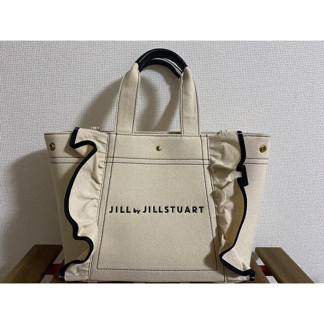JILL by JILLSTUART フリルトートバッグ（大）