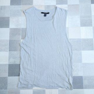 スビ(ksubi)のKSUBI カットオフ ノースリーブ Tシャツ グレー XS タンクトップ(Tシャツ/カットソー(半袖/袖なし))