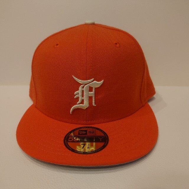 NEW ERA 59FIFTY FEAR OF GOD 7 3/8 orange