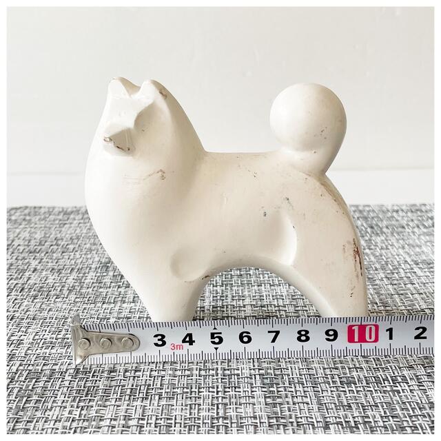 2021春の新作 値下 北海道犬 親子 藤の丘 美夜之窯 干支置物 アイヌ犬