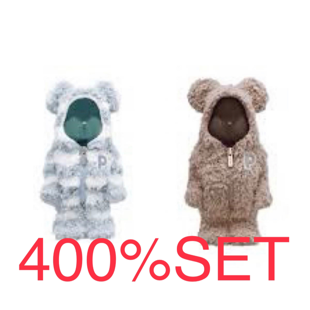 BE@RBRICK(ベアブリック)のGELATO PIQUE BE@RBRICK 400%セット エンタメ/ホビーのフィギュア(その他)の商品写真