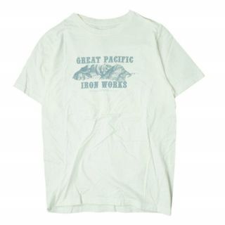 パタゴニア(patagonia)のPATAGONIA パタゴニア 2013年製 GREAT PACIFIC IRON WORKS TEE グレートパシフィックアイアンワークスTシャツ 59548 S ホワイト 半袖 オーガニックコットン クルーネック トップス【中古】【PATAGONIA】(Tシャツ/カットソー(半袖/袖なし))