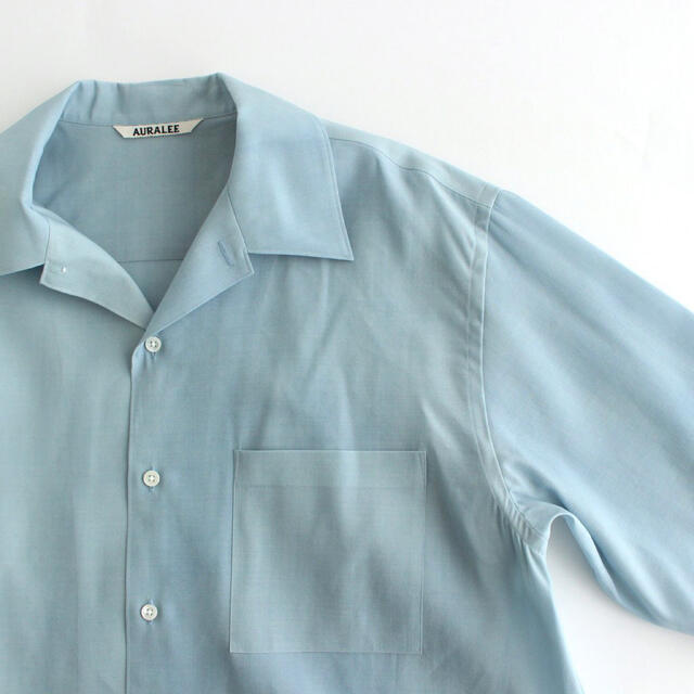 2周年記念イベントが オーラリー21ss SILK WOOL POLYESTER SHIRTS ...