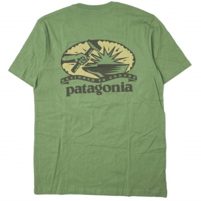 PATAGONIA パタゴニア アメリカ製 M's Anvil Logo T-shirt オーガニックコットン プリントTシャツ 51725 S  SWD グリーン MADE IN USA 半袖 Designed To Endure トップス【新古品】【中古】【PATAGONIA】 |  フリマアプリ ...