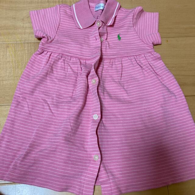 Ralph Lauren(ラルフローレン)のラルフローレン　半袖　80 キッズ/ベビー/マタニティのベビー服(~85cm)(ワンピース)の商品写真