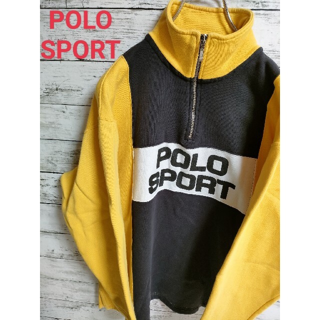 POLO SPORT ビンテージ　ハーフジップ　スエット　ポロラルフローレン