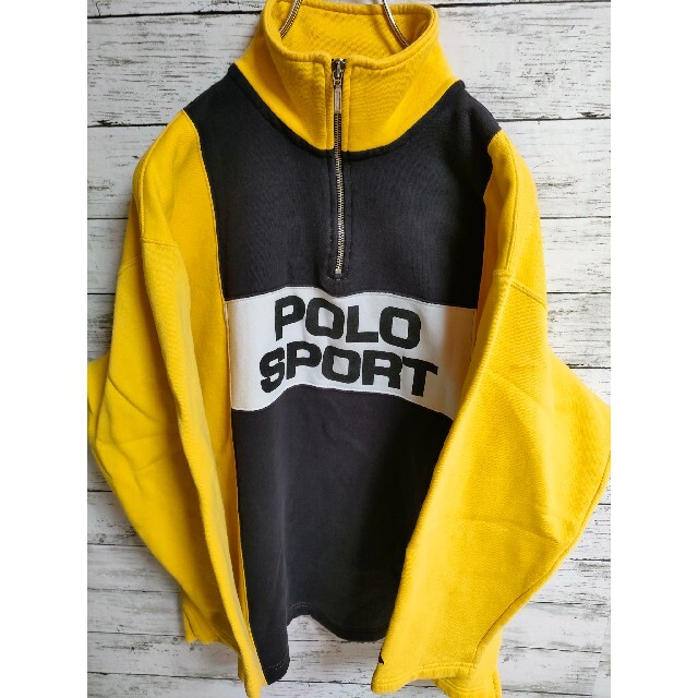 POLO RALPH LAUREN - POLO SPORT ビンテージ ハーフジップ スエット ...