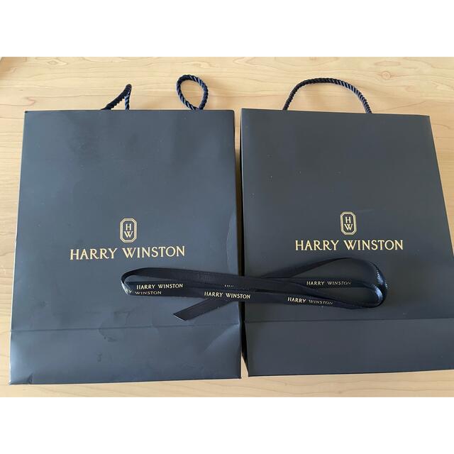 HARRY WINSTON(ハリーウィンストン)のHARRY WINSTON ハリーウィンストン ショッパー リボン付き レディースのバッグ(ショップ袋)の商品写真