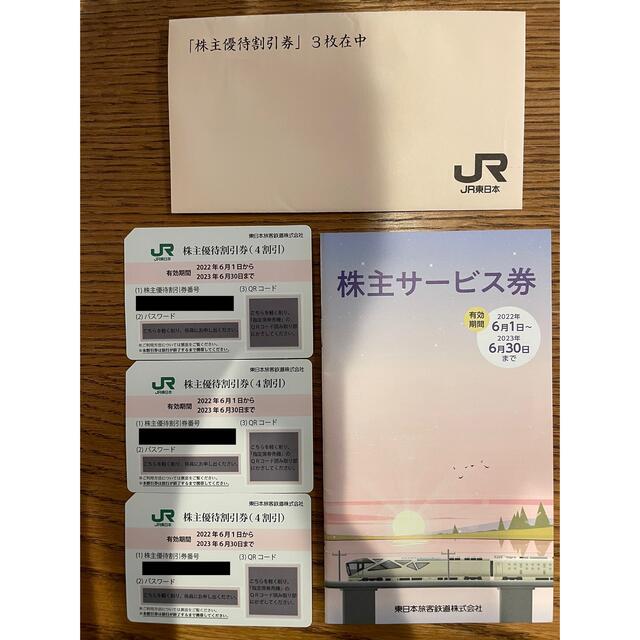 ⭐︎わをん様用⭐︎JR 東日本旅客鉄道 株主優待券3枚 株主サービス券