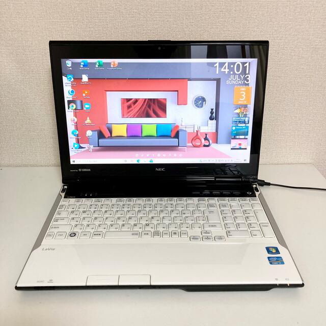 NEC LaVie LL750/H Core i7-3610QM 2.3GHz メモリ8GB SSD512GB 光る