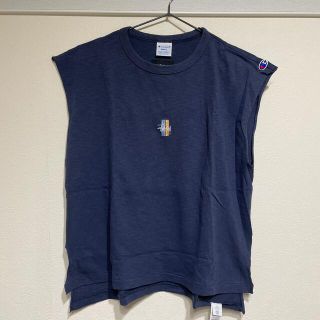 ステューシー(STUSSY)のstussy Championコラボ　ノースリーブ(Tシャツ(半袖/袖なし))