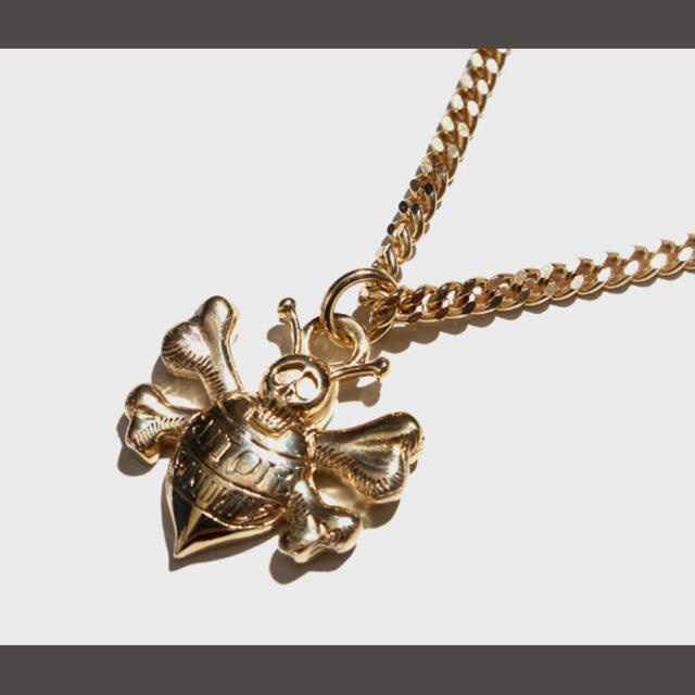 堅実な究極の Dior ネックレス ペンダント ゴールド 蜂 'BEE' STUSSY