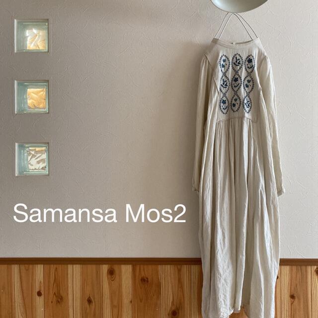 SM2 - Samansa Mos2♡マカベアリス 刺繍ワンピースの通販 by shima｜サマンサモスモスならラクマ