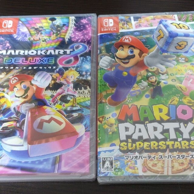 マリオカート8デラックス&マリオパーティスーパースターズ品発送
