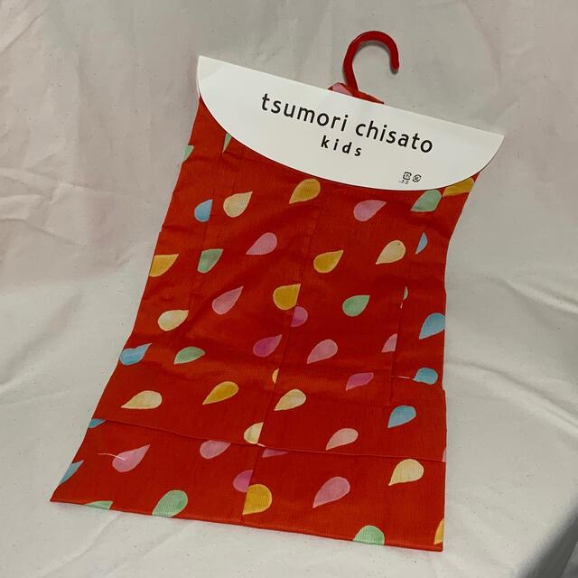 tsumori chisato kids 紺　水玉ドット　子供浴衣