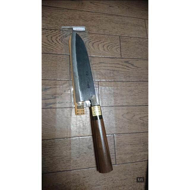 三徳包丁 170mm 青紙スーパーシリーズ 切れ味抜群 森高刃物 インテリア/住まい/日用品のキッチン/食器(調理道具/製菓道具)の商品写真