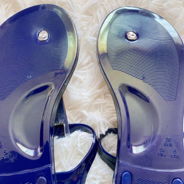 ■新品■ San-aiシンプル トング ダークネイビーサンダル レディース レディースの靴/シューズ(サンダル)の商品写真
