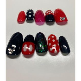 ディズニーネイル ミッキーミニー ディズニーネイル ミッキーミニー