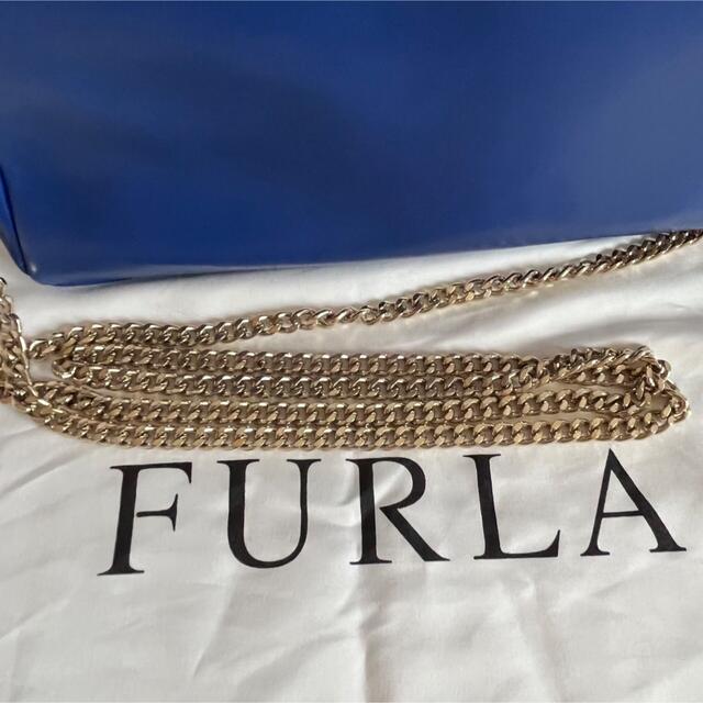 Furla(フルラ)の【人気　格安】 フルラ ショルダー　バッグ　ブルー　カプリッチョ　チェーン レディースのバッグ(ショルダーバッグ)の商品写真