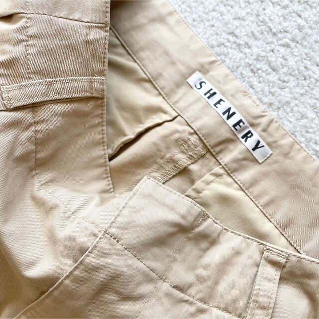 【パルクロ完売品】SHENERY(シーナリー)2タックチノパンツ ベージュ 36 レディースのパンツ(チノパン)の商品写真