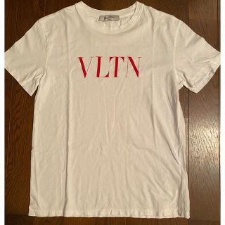 ヴァレンティノ(VALENTINO)の美品 VALENTINO VLTN ロゴ Tシャツ XS(Tシャツ/カットソー(半袖/袖なし))