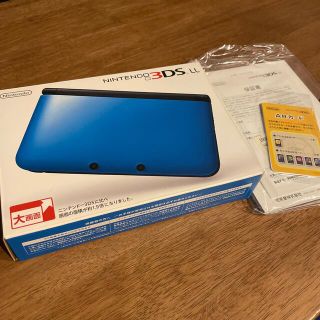 Nintendo 3DS LL 本体ブルー/ブラック 32GB SDカード付きの通販 by