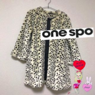 ワンスポ(one spo)の未使用✨one spo♡コート(毛皮/ファーコート)