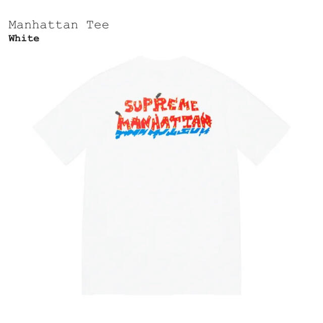 シュプリーム　Manhattan Teeメンズ