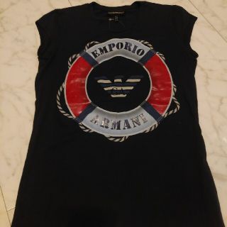 エンポリオアルマーニ(Emporio Armani)のEMPORIO ARMANI　ネイビーTシャツ(Tシャツ(半袖/袖なし))