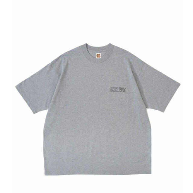 トップスsee see x 1ldk tee gray XL