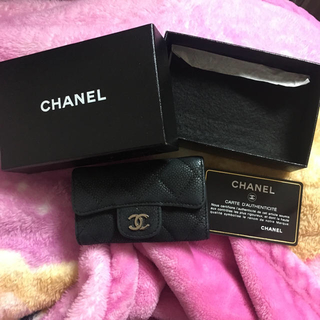 シャネル(CHANEL)のCHANEL キーケース キャビアスキン 人気 シャネル 定番 (キーケース)