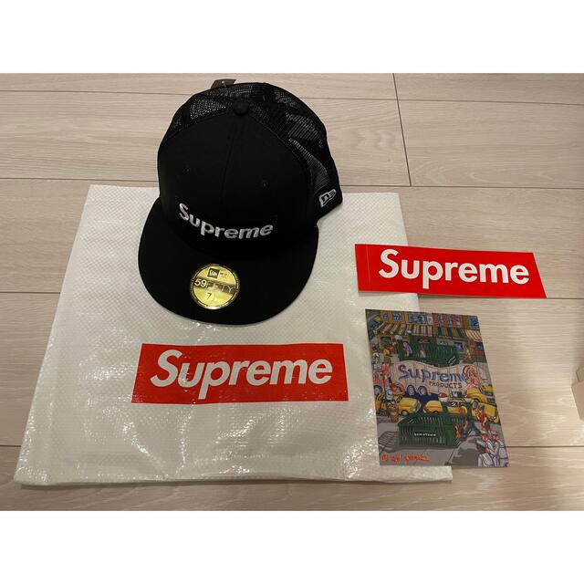 Supreme(シュプリーム)のSupreme New Era Box Logo Mesh 71/2 メンズの帽子(キャップ)の商品写真