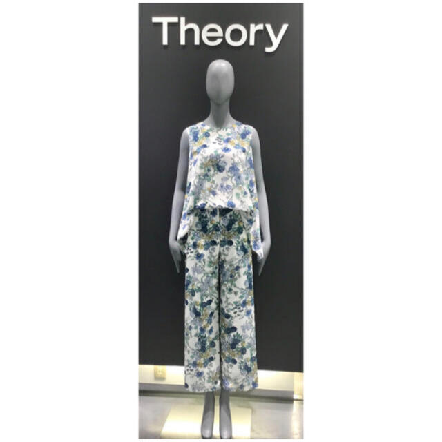 theory(セオリー)のTheory 21ss ボタニカルフラワー柄リラックスパンツ レディースのパンツ(カジュアルパンツ)の商品写真