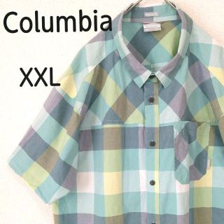 コロンビア(Columbia)のColumbia メンズ半袖シャツ XXL 美品 古着 匿名配送(シャツ)