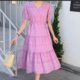 アビトーキョー(ABITOKYO)の新品☆大人気☆コットンレースワンピース(ロングワンピース/マキシワンピース)