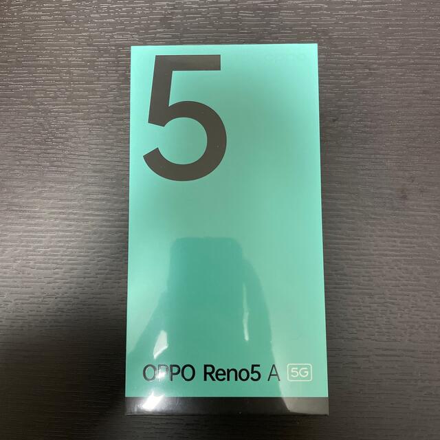 【新品】OPPO RENO5 A SIMフリー スマートフォン アイスブルー