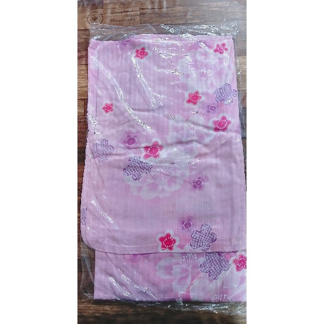 浴衣 桜 ピンク クリーニング済み レディースの水着/浴衣(浴衣)の商品写真