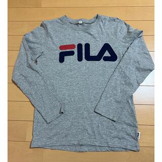 フィラ(FILA)のFILA  長袖　Tシャツ  ロンT  150  グレー(Tシャツ/カットソー)