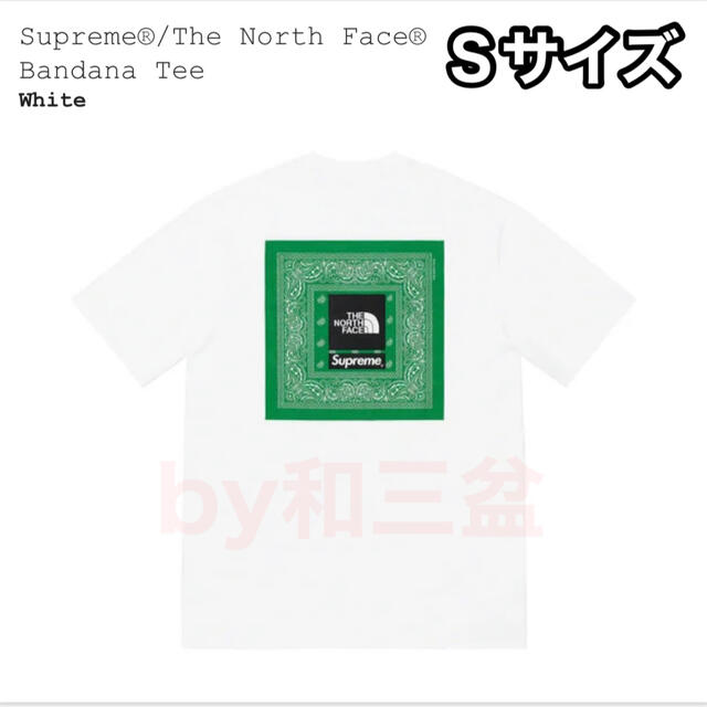 Supreme The North Face Bandana Tee S 白