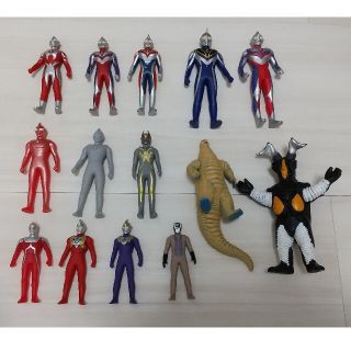 ウルトラマン ソフビ人形セット（14体）の通販 by ぼくせい's shop｜ラクマ