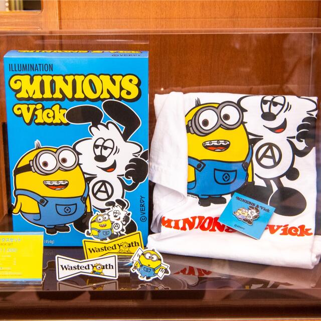 専用商品 verdy minion usj ボックス Tシャツ ブラック 黒　S