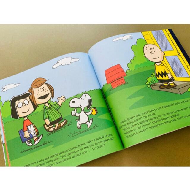 PEANUTS(ピーナッツ)のピーナッツ英語絵本　洋書　Shoot for the Moon,Snoopy! エンタメ/ホビーの本(絵本/児童書)の商品写真