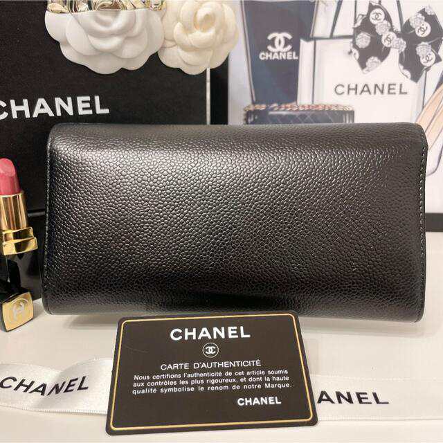 CHANEL(シャネル)のCHANEL✨シャネル✨長財布✨キャビアスキン✨デカココ✨フラップ✨ウォレット レディースのファッション小物(財布)の商品写真
