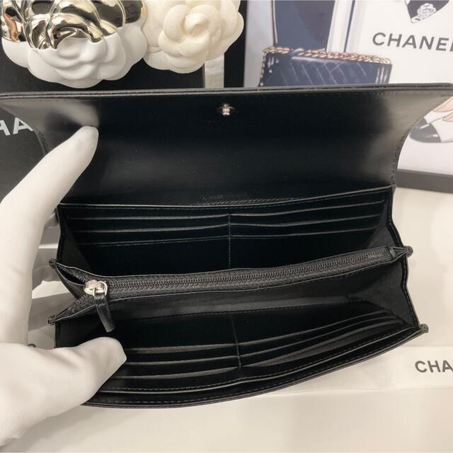 CHANEL(シャネル)のCHANEL✨シャネル✨長財布✨キャビアスキン✨デカココ✨フラップ✨ウォレット レディースのファッション小物(財布)の商品写真