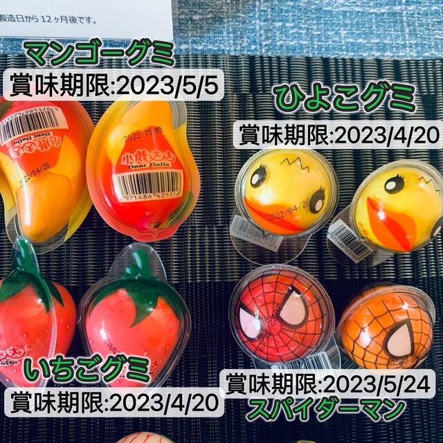 Deer DaDaグミ16種x各2個　地球グミ、パンダグミ、目玉グミ、哺乳瓶グミ 食品/飲料/酒の食品(菓子/デザート)の商品写真