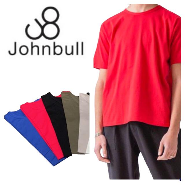 JOHNBULL(ジョンブル)のJohnbull ジョンブル ☆ Sサイズ RED シルケットS/STEE メンズのトップス(Tシャツ/カットソー(半袖/袖なし))の商品写真