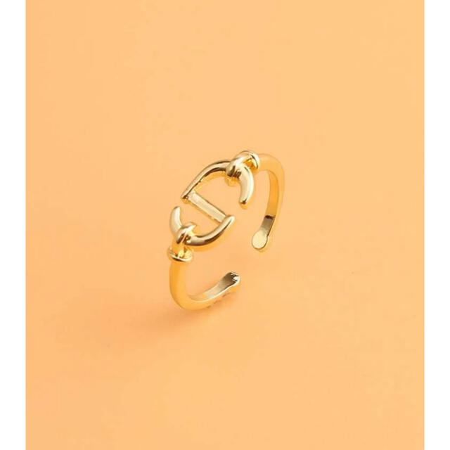 Christian Dior(クリスチャンディオール)のハイブランドロゴリング　フリーサイズ レディースのアクセサリー(リング(指輪))の商品写真